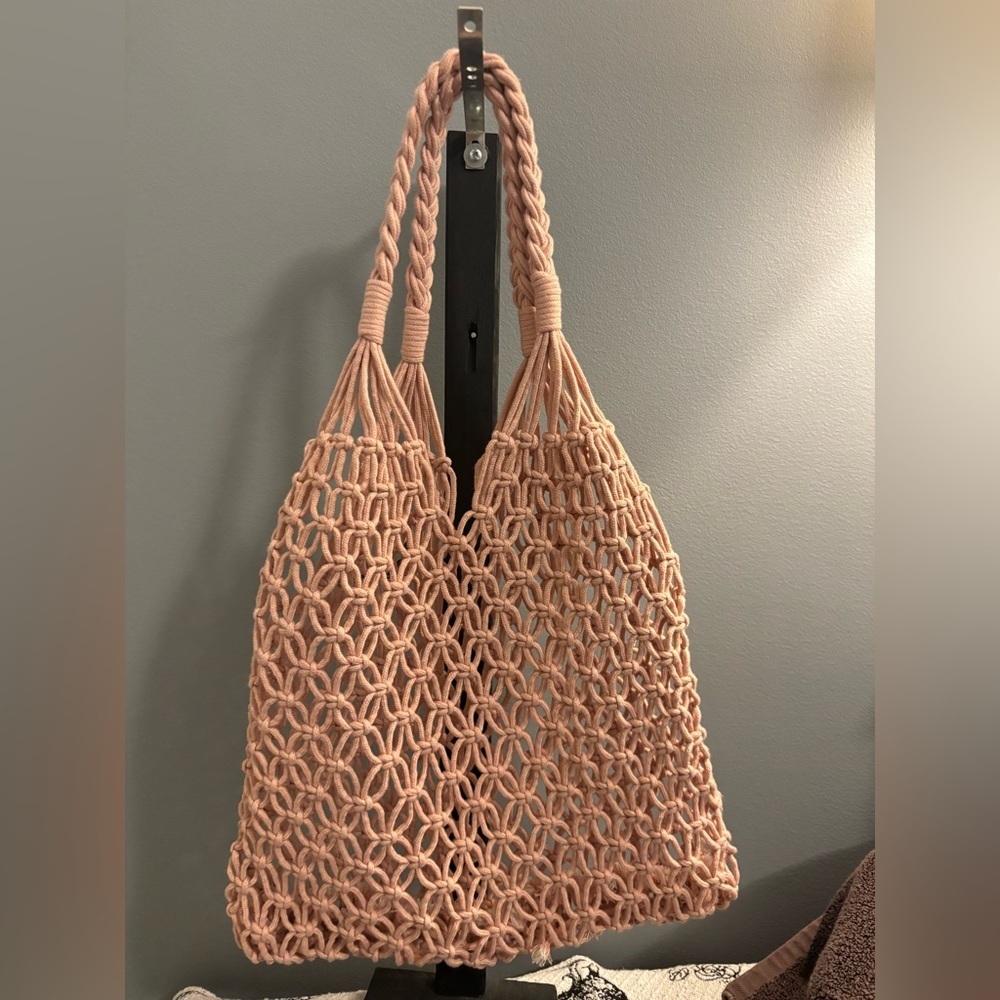 Boho Macrame Beach Bag - Picture 5 of 5